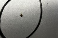 VW Golf 5 hatchback r.v. 2009 stříbrná metalíza kód barvy LA7W kapota