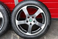 Škoda 3 x kolo 225/50 R17 zimní pneu 4,33mm DOT3221 7,1/2Jx17H2 ET35