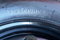 VW dojezdové kolo T125/70 R16 2,99mm DOT2908 31/2Jx16H2 ET25,5 1K0601027S