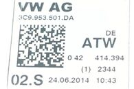 VW Passat B7 kombi r.v. 2015 páčky volantu 3C9953501DA 3C995502B