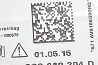 VW Passat B8 kombi r.v. 2015 černá titanová palubní deska kód barvy JCK 3G1857003AL