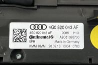 Audi A6 4G avant allroad r.v. 2013 webasto 4H0265105E 4G0265081E 4H0963271C 4G0820043AF 4G0919050A