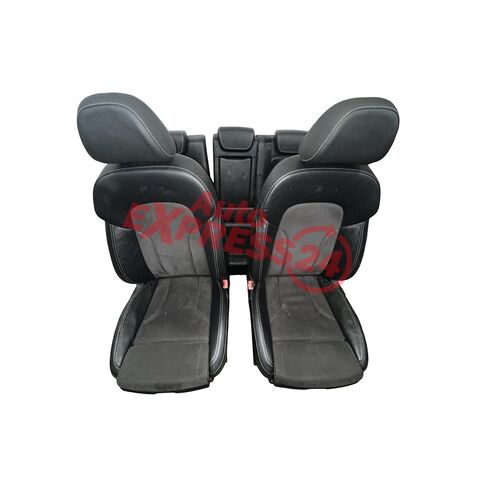 Audi Q5 8R S-Line r.v. 2010 černá kůže v kombinaci s šedou alcantarou