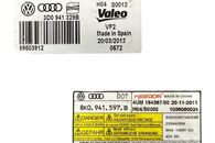 VW Passat B7 kombi r.v. 2012 pravé přední světlo xenon 3AB941752 jednotky 3D0941329B 8K0941597B